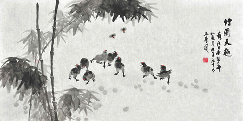 彭祖华      小鸡