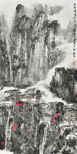 冷秋如     山水