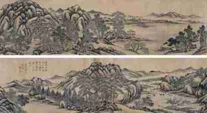 黄均（古） 1832年作 山水 卷