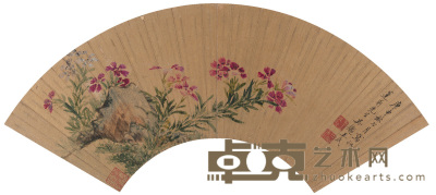 王 武   花卉 51×16cm