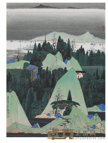 薛亮 山水 45×33cm