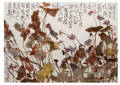 聂危谷 留春令 50×69cm