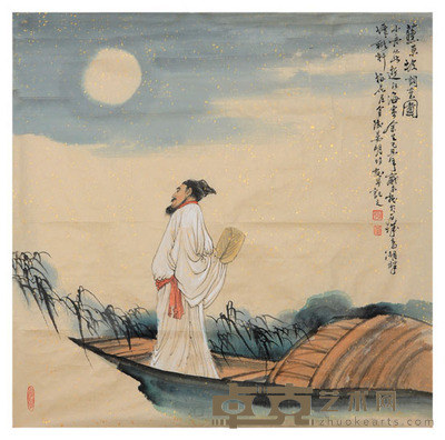 晏明 苏东坡词意图 68×68cm