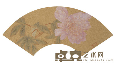 陈贝西 扇面 16.5×46.5cm