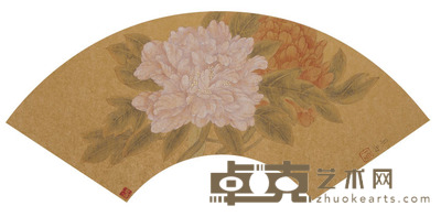 陈贝西 扇面 16.5×46.5cm