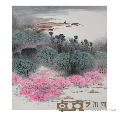 卢星堂 江南三月 68×62cm