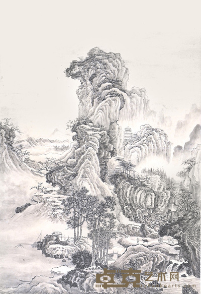 无款 山水 40×28cm