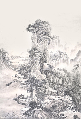 无款    山水