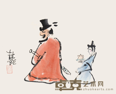 张桂铭 人物 38×46cm