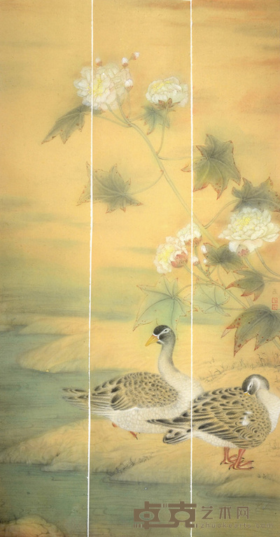 孙云凤 鸭 109×56cm
