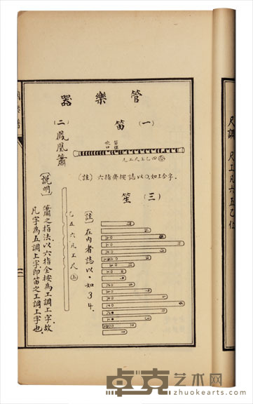 国乐谱 半框:19×12.2cm