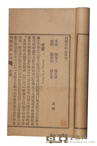 西医产科心法 半框：21.1×14.5cm