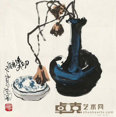 赵江南 印象 软片 46×46cm