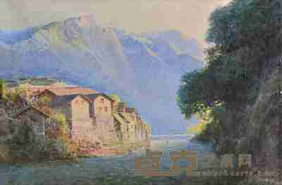 郑洪流 1974年作 福建长汀周恩来同志旧居 63.5×95cm