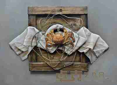 刘群 2013年作 螃蟹系列之三 60×80cm