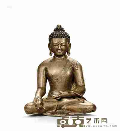 14世纪 药师佛 高17cm