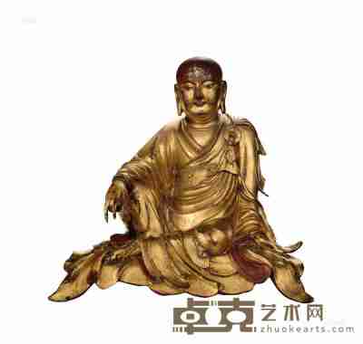 明代（1368-1644） 罗汉 高40cm