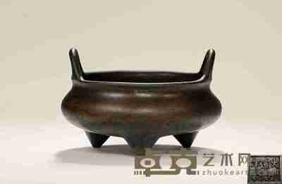 明代 文房冲耳炉 口径8.3cm