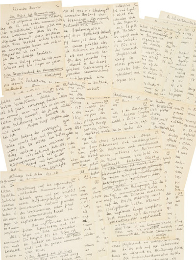 季诺维耶夫 德文手稿 《共产主义批判》