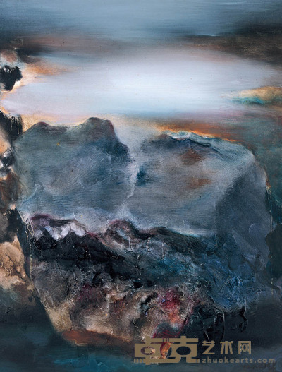 周春芽  巴朗山的曙光 72×60cm