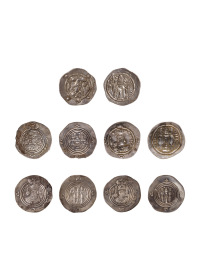 古波斯银币一组五枚