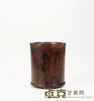 清早期·黄花梨弦纹三足笔筒 高：13.5cm 口径：11.2cm