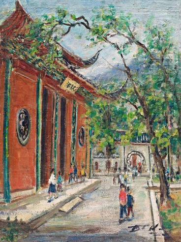林达川 古寺红门