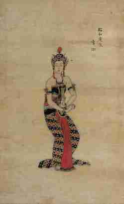 郭雪湖 仕女 镜框