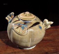 唐代 长沙窑鸟形壶