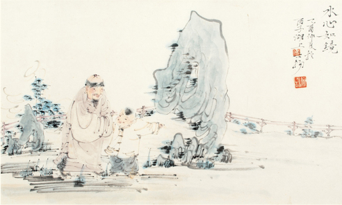 何士扬  水心如镜
