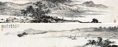 钱浚 山水 软片