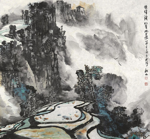 冷秋如 山水 软片