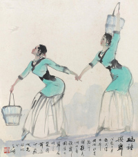 杨之光 1988年作 编钟乐舞 镜框