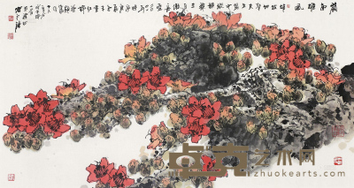 陈永锵 2001年作 岭南雄风 镜框 80.5×151.5cm