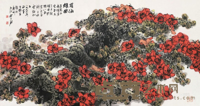 陈永锵 1999年作 岭海雄风 镜框 96×180cm