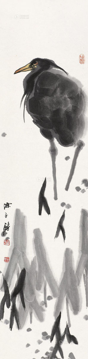 陈永锵 丙戌（2006）年作 寂立 镜框