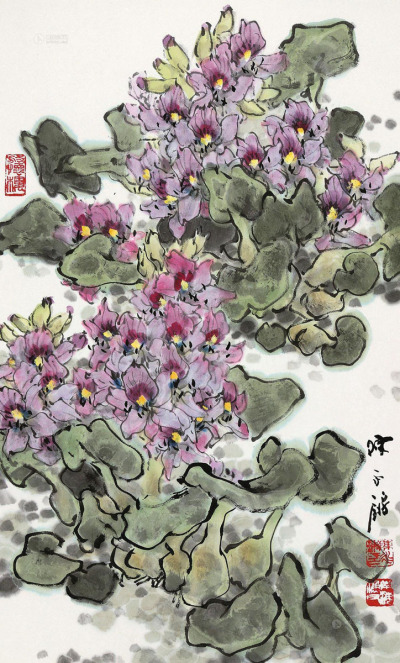 陈永锵 戊子（2008）年作 璀璨浮生 镜框
