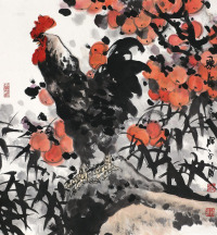陈永锵 庚寅（2010）年作 歌春 镜框