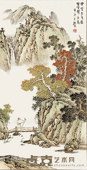 陈显根《山水》 99×51.5cm
