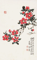 郭清《山茶花》