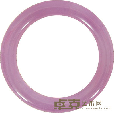 紫罗兰翡翠手镯 径：8cm
