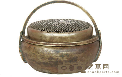 清 铜手炉（圆形） 径：19cm