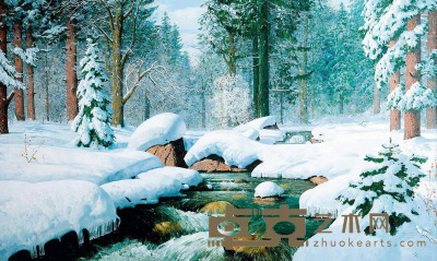 哈马里扬·苏列兹·苏列诺维奇 2013年作 雪景 200×120cm