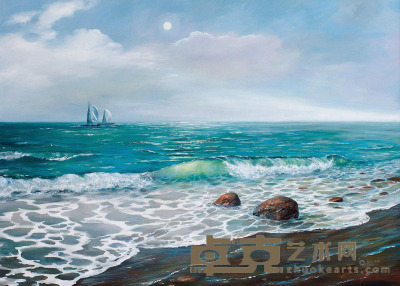 弗拉基米尔·西波维齐·康斯坦丁诺维齐 2013年作 海浪 100×140cm