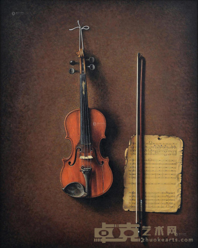 葛俊辉 2013年作 小提琴 100×80cm
