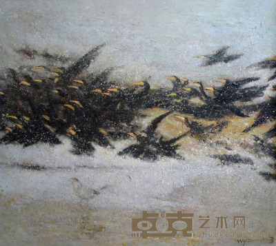 王勇 2000年作 野雁 138×160cm