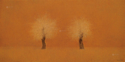 刘杰明 2013年作 两棵树