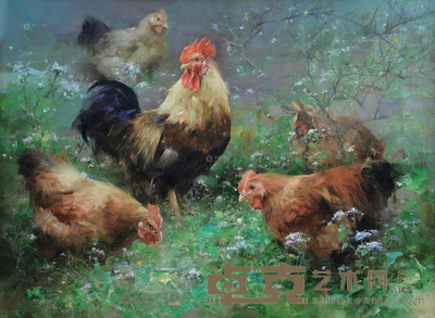 何岸 春曦 60×80cm