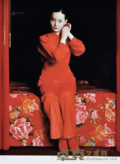 王沂东 2007年作 牡丹 54×36cm