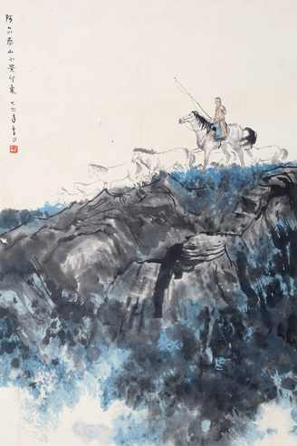 李山  山水人物